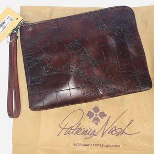 Patricia Nash CASSINI RUST with Map Women's Wallet
